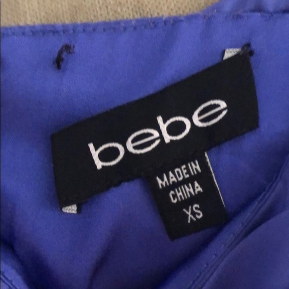 Bebe Blue Mini Dress XS - Picture 5 of 6